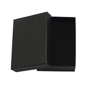 Gaveæske til armbånd, smykkesæt m.m. 90 x 65 mm. Sort